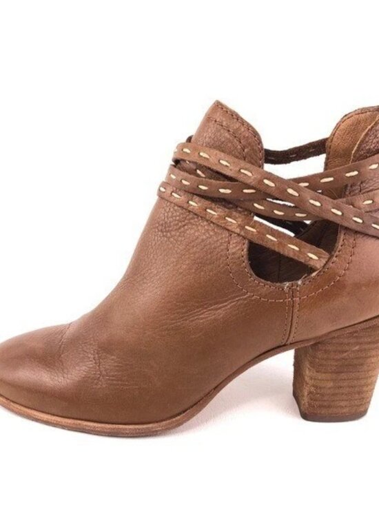Frye Shoes - Frye Naomi Pickstitch Leather Booties Size 9.5